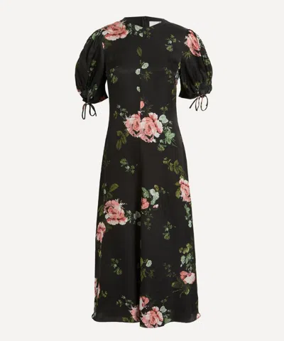 Erdem Women's Short-sleeve Cavendish Rose Dress
