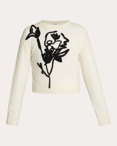 ERDEM WOMEN'S WOOL-BLEND CREWNECK SWEATER