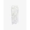 Erdem Womens Botanical Ditsy White Pareo Botanical-print Cotton Beach Cover Up
