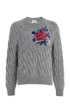 Erdem Wool-blend Sweater In Grey
