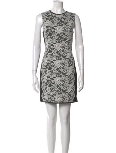 Pre-owned Erdem Wool Mini Dress In Multi