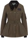 Erdem X Barbour Constance Jacket In Brown