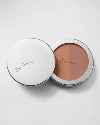 Ere Perez Rice Powder Blush Bronzer, 0.3 Oz. In White