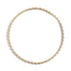 Erede Hinged Collar In 18ct Yellow Gold,diamond