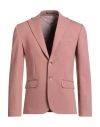Eredi Del Duca Man Blazer Antique Rose Size 38 Viscose, Nylon, Elastane In Gray