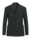 Eredi Del Duca Man Blazer Green Size 40 Polyester, Wool, Elastane