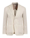 Eredi Del Duca Man Blazer Ivory Size 40 Cotton