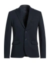 Eredi Del Duca Man Blazer Midnight Blue Size 38 Viscose, Polyamide, Elastane