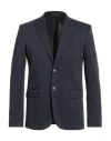Eredi Del Duca Man Blazer Midnight Blue Size 44 Cotton, Polyamide, Elastane