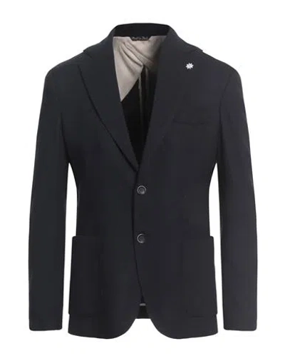 Eredi Del Duca Man Blazer Navy Size 46 Viscose, Pan - Polyacrylonitrile, Elastane