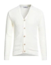 Eredi Del Duca Man Cardigan Cream Size Xxl Wool, Acrylic