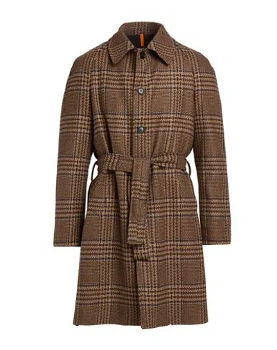 Eredi Del Duca Man Coat Beige Size 38 Wool, Polyamide In Nude