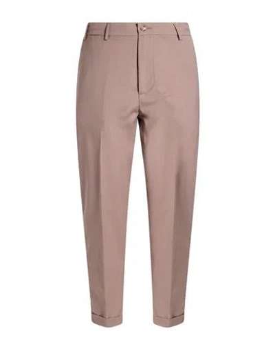 Eredi Del Duca Man Pants Antique Rose Size 36 Polyester, Wool, Elastane