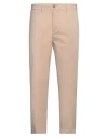 Eredi Del Duca Man Pants Beige Size 36 Polyester, Rayon, Elastane In Beige
