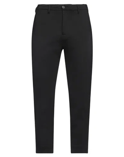 EREDI DEL DUCA EREDI DEL DUCA MAN PANTS BLACK SIZE 36 VISCOSE, POLYESTER, ELASTANE