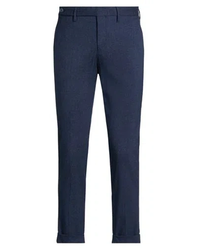 Eredi Del Duca Man Pants Blue Size 28 Viscose, Polyamide, Elastane