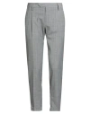 Eredi Del Duca Man Pants Grey Size 30 Polyester, Wool, Elastane In Gray