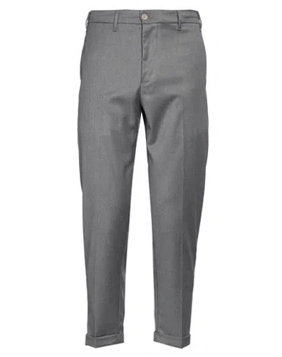 Eredi Del Duca Man Pants Grey Size 34 Polyester, Viscose, Elastane