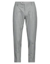Eredi Del Duca Man Pants Light Grey Size 38 Polyester, Viscose, Elastane