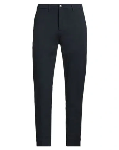 EREDI DEL DUCA EREDI DEL DUCA MAN PANTS MIDNIGHT BLUE SIZE 32 VISCOSE, POLYAMIDE, ELASTANE
