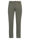 Eredi Del Duca Man Pants Military Green Size 40 Cotton, Elastane