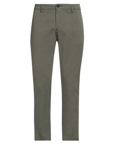 Eredi Del Duca Man Pants Military Green Size 40 Cotton, Elastane