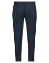 Eredi Del Duca Man Pants Navy Blue Size 40 Polyester, Viscose, Elastane