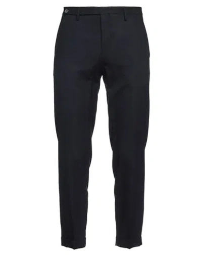 EREDI DEL DUCA EREDI DEL DUCA MAN PANTS NAVY SIZE 36 VISCOSE, POLYAMIDE, ELASTANE