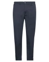 Eredi Del Duca Man Pants Navy Size 40 Cotton, Polyamide, Elastane