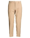 Eredi Del Duca Man Pants Sand Size 38 Polyester, Wool, Elastane In Brown
