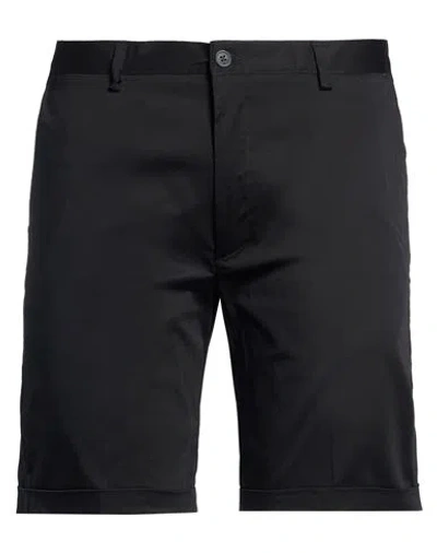 Eredi Del Duca Man Shorts & Bermuda Shorts Black Size 30 Cotton, Elastane