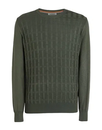 Eredi Del Duca Man Sweater Military Green Size Xl Viscose, Acrylic, Polyamide