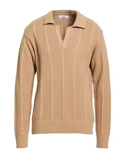 Eredi Del Duca Man Sweater Mustard Size Xl Wool, Acrylic In Nude