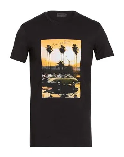 Eredi Del Duca Man T-shirt Black Size Xl Cotton