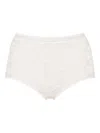 Eres Acacia Floral-lace High-waisted Briefs In White