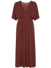Eres Adèle Maxi Dress In Brown