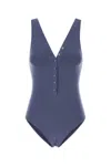 Eres Icone Swimsuit With High-cut Leg Design In Blue