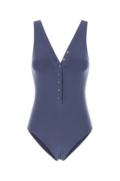 Eres Air Force Stretch Nylon Icone Swimsuit In Blue