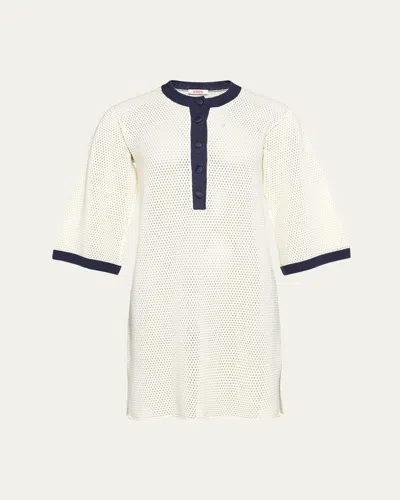 Eres Albatros Mini Dress Coverup In White