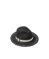 Eres Hut Mit Gewebtem Besatz In Black
