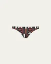 Eres Allegorie Bikini Bottoms In Imprime Kaleido Eclipse