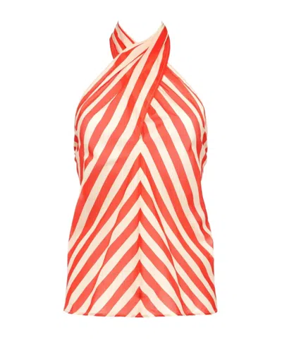Eres Alter-ego Blouse In Orange