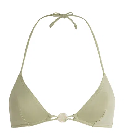 Eres Alva Bikini Top In Green