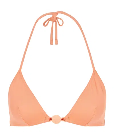 Eres Alva Front-detail Bikini Top In Pink