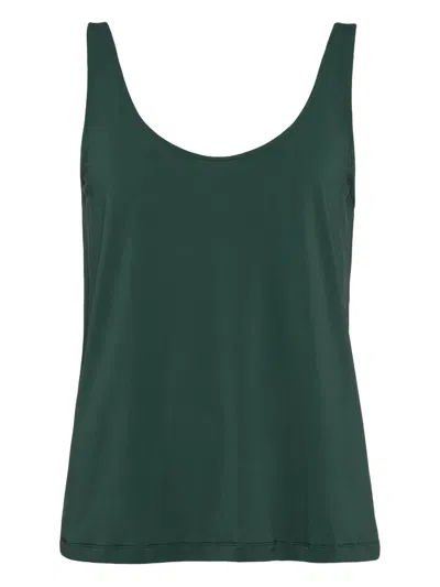 Eres Anae Scoop-neck Top In Green