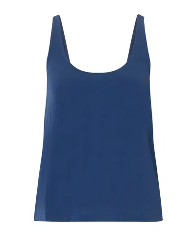 Eres Anae Stretch-jersey Tank In Blue