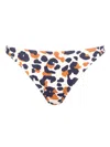 Eres Leopard Print Bikini Bottoms In 白色