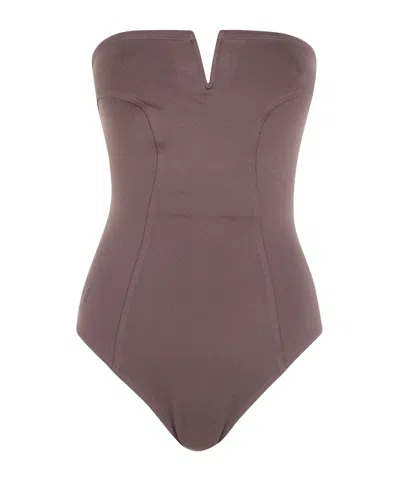 Eres Apparence One-piece Swimsuit In Brown