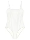 Eres Swimsuit Featuring Scoop Neckline And High-cut Leg In White