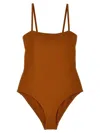 Eres Aquarelle One-piece Swimsuit In Brown